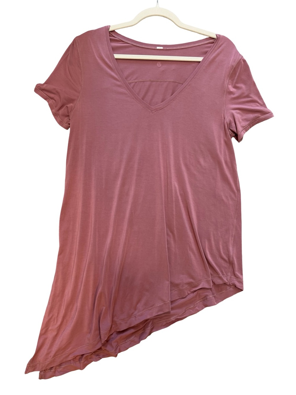 lululemon athletica Asymmetrical V-Neck Short Sleeve Tee - Mauve
